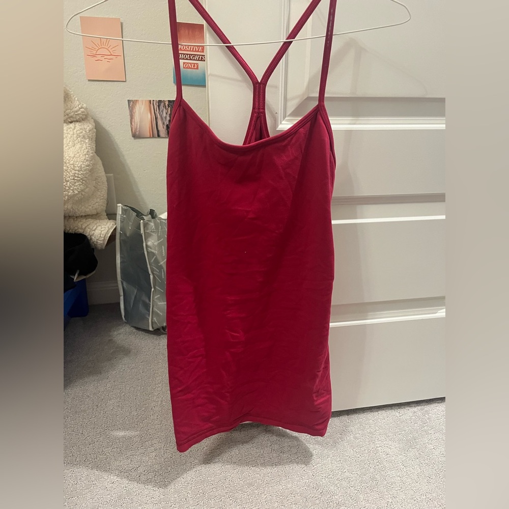 Pink Lulu tank top